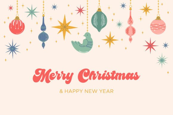 Download Cute Vintage Christmas Illustration - Vintage christmas Collection