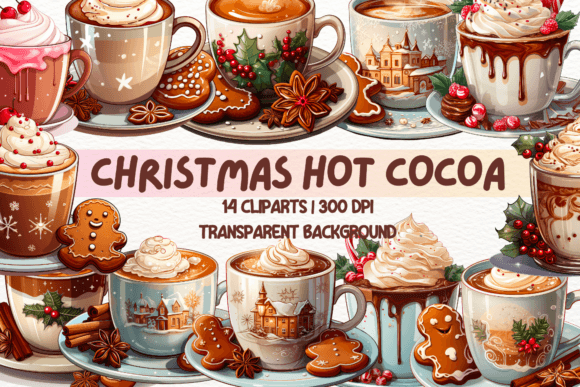 Download Christmas Hot Cocoa Clipart Sublimation - Hot cocoa clipart Collection